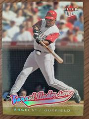 Garret Anderson Baseball Cards 2005 Fleer Ultra Prices