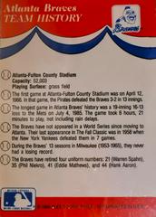 1991 Fleer Braves, Cubs, Reds, Astros Sticker Back | Braves, Cubs, Reds, Astros Baseball Cards 1991 Fleer Team Logo Stickers Top 10