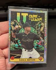 Kahlil Watson [Mega Box Mojo] #ICFL-4 Baseball Cards 2022 Bowman Chrome It Came To The League Prices