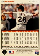 Rear | Bill Swift Baseball Cards 1995 Collector's Choice Se