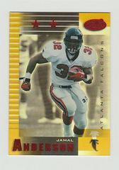 Jamal Anderson [Mirror Gold] Football Cards 1999 Leaf Certified Prices