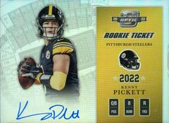 Kenny Pickett [2002 Throwback Autograph] #02TR-KP Football Cards 2022 Panini Contenders Optic Throwback Rookie Autographs Prices