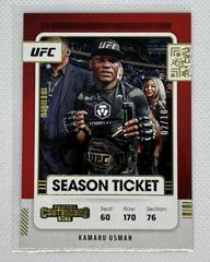 Kamaru Usman [Gold] Ufc Cards 2022 Panini Chronicles UFC Prices