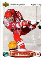 Martin Lapointe Hockey Cards 1991 Upper Deck Czech World Juniors Prices