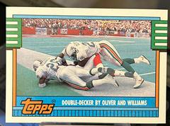 Louis Oliver, Jarvis Williams [Disclaimer Back] Football Cards 1990 Topps Prices