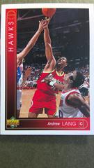 Andrew Lang #394 Basketball Cards 1993 Upper Deck Prices