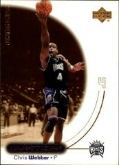 Chris Webber #46 Basketball Cards 2000 Upper Deck Ovation Prices