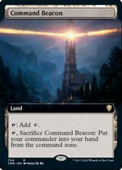 Command Beacon [Extended Art Foil] Magic Commander Legends Prices