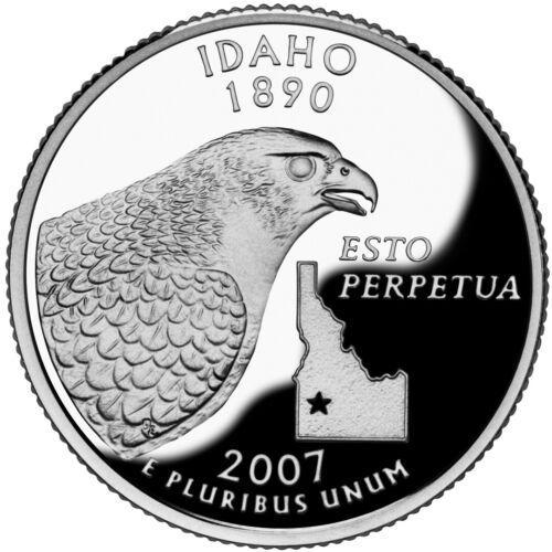 2007 S [CLAD IDAHO PROOF] Coins State Quarter