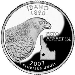 2007 S [CLAD IDAHO PROOF] Coins State Quarter Prices