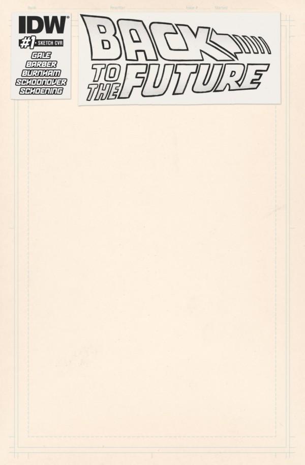 Back to the Future [Blank Sketch] #1 (2015) Comic Books Back to the Future