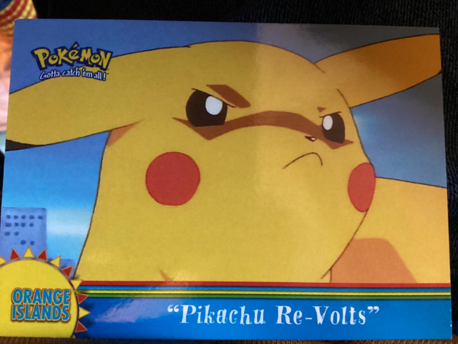 Pikachu Re-Volts #OR3 Pokemon 2000 Topps TV Episode