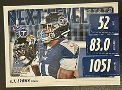 A.J. Brown [Next Level] #NLS-AB Football Cards 2020 Panini Score Next Level Stats Prices