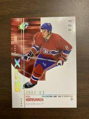 Mike Komisarek Hockey Cards 2002 SPx Prices