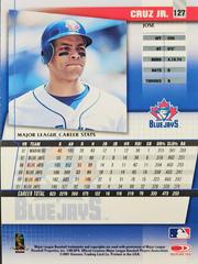 Rear | Jose Cruz Jr Baseball Cards 2002 Donruss Best of Fan Club