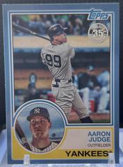 Aaron Judge [Blue] #24 Baseball Cards 2018 Topps 1983 Baseball Prices