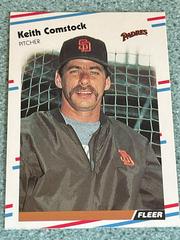 Keith Comstock #579 Baseball Cards 1988 Fleer Prices