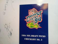 Check list  #2 55-105 #95 Football Cards 1995 Classic Draft 1st Round Prices