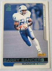 Barry Sanders [Platinum Blue] #85 Football Cards 2000 Pacific Paramount Prices