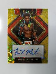 Aljamain Sterling [Gold Disco] Ufc Cards 2022 Panini Select UFC Signatures Prices