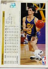 Back | John Stockton Basketball Cards 1992 Upper Deck McDonald's