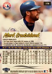Rear | Mark Grudzielanek Baseball Cards 1998 Ultra