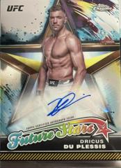 Dricus Du Plessis #FSA-DDP Ufc Cards 2024 Topps Chrome UFC Future Stars Autograph Prices
