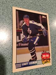 Gary Leeman #13 Hockey Cards 1990 Topps Team Scoring Leaders Prices