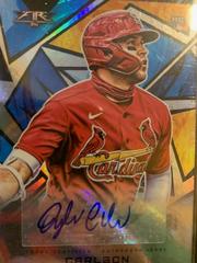 Dylan Carlson [Auto] #AV-DCN Baseball Cards 2021 Topps Fire Autographs Prices