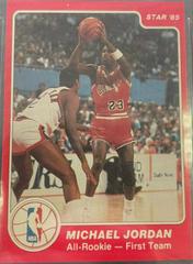 Michael Jordan #2 Basketball Cards 1985 Star All Rookie Team Prices
