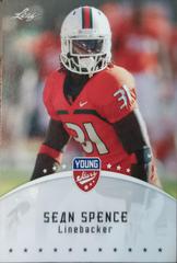Sean Spence #80 Football Cards 2012 Leaf Young Stars Prices