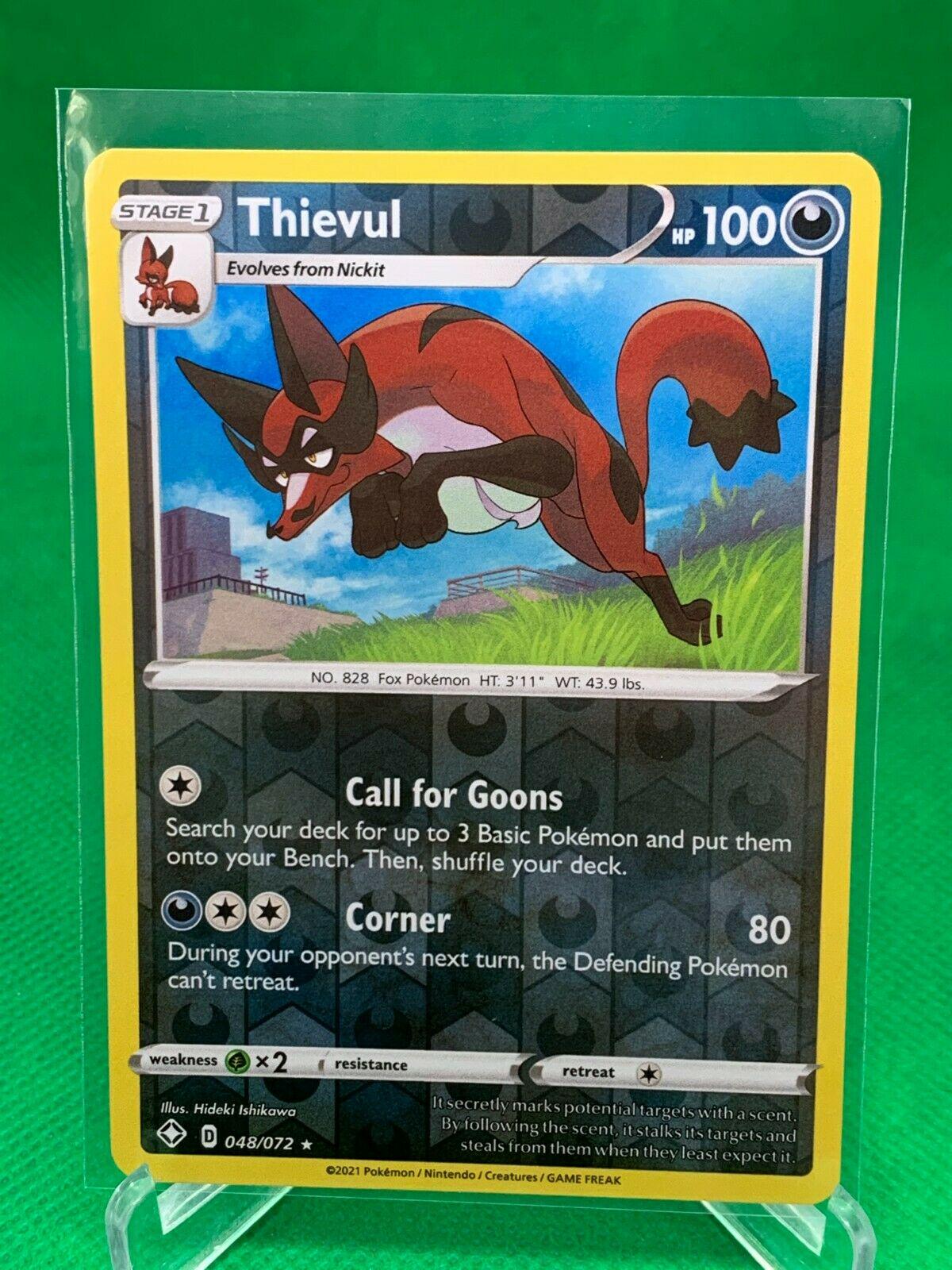 Thievul [Reverse Holo] #48 Pokemon Shining Fates