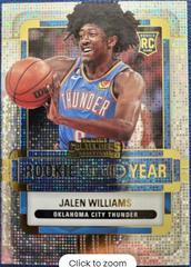 Jalen Williams #16 Basketball Cards 2022 Panini Contenders Rookie of the Year Prices