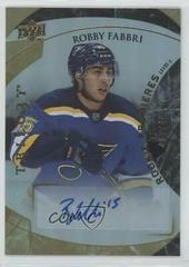 Robby Fabbri [Autograph] #138 Hockey Cards 2015 Upper Deck Trilogy Prices
