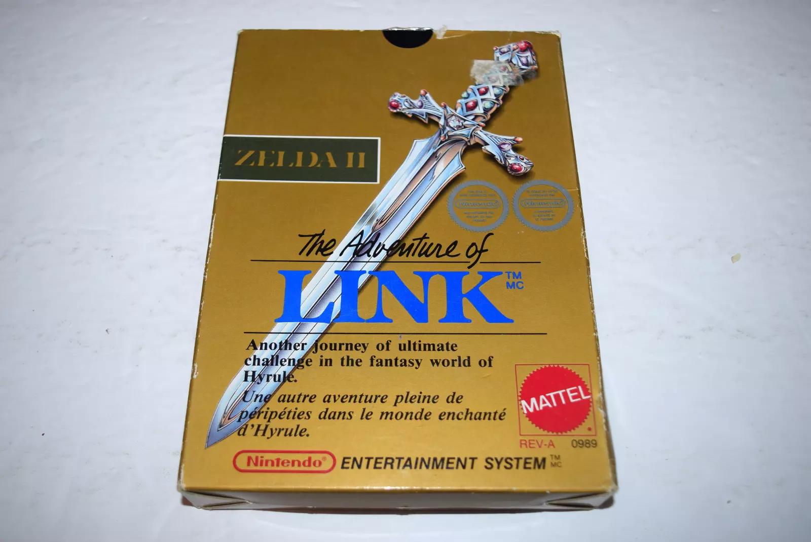 Zelda II The Adventures Of Link [Mattel] NES