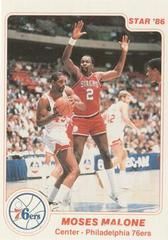 Moses Malone Basketball Cards 1986 Star Prices