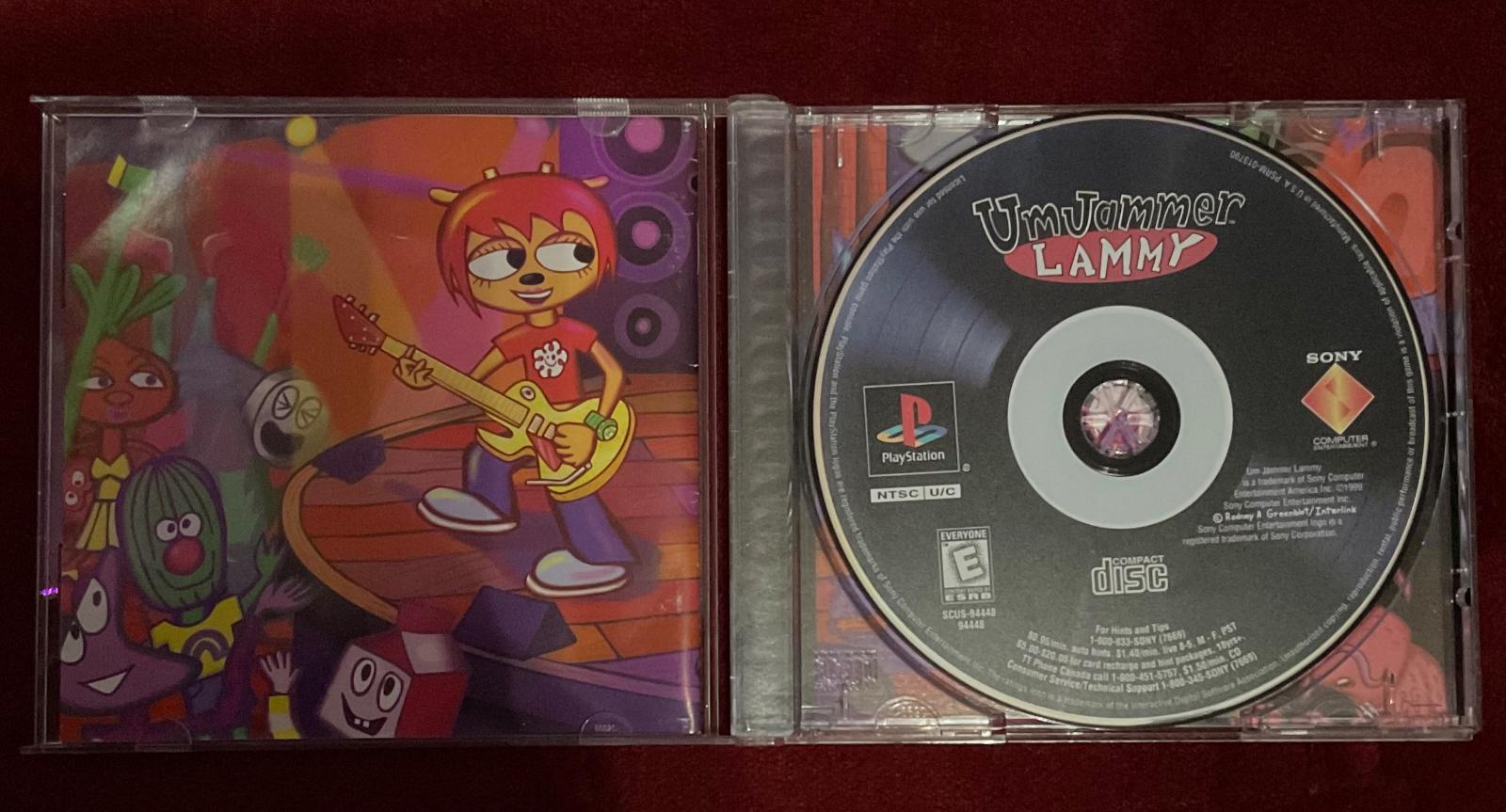 3/3 Um Jammer Lammy
  This is in such good condition im so happy dude...the disc was practically unused.. imean. Until I used it. But still.