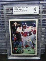 Jamal Anderson [Super Script] #8 Football Cards 1999 Upper Deck MVP Prices