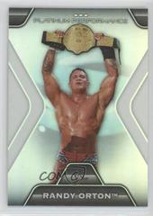 Randy Orton Wrestling Cards 2010 Topps Platinum WWE Performance Prices