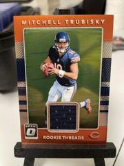 Mitchell Trubisky Football Cards 2017 Panini Donruss Optic Rookie Threads Prices