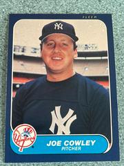 Joe Cowley Baseball Cards 1986 Fleer Prices