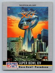 Super Bowl XIV Football Cards 1990 Pro Set Prices