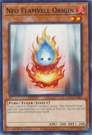 Neo Flamvell Origin [1st Edition] HAC1-EN069 YuGiOh Hidden Arsenal: Chapter 1