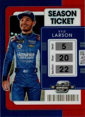 Kyle Larson [Red] #15 Racing Cards 2022 Panini Chronicles Nascar Contenders Optic Prices