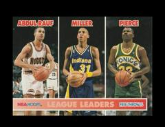 Mahmoud Abdul-Rauf, Reggie Miller, Ricky Pierce #255 Basketball Cards 1994 Hoops Prices