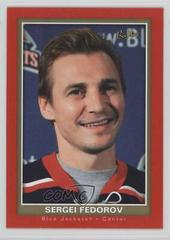Sergei Fedorov [Red] Hockey Cards 2005 Upper Deck Bee Hive Prices