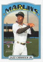 Jazz Chisholm Jr. #665 Baseball Cards 2021 Topps Heritage Prices