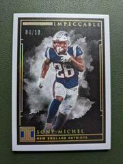 Sony Michel [Gold] Football Cards 2019 Panini Impeccable Prices