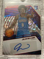 Jalen Williams [Chinese New Year] #RA-JLW Basketball Cards 2022 Panini Revolution Rookie Autographs Prices