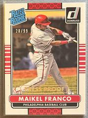 Maikel Franco [Gold Press Proof] #41 Baseball Cards 2015 Donruss Prices